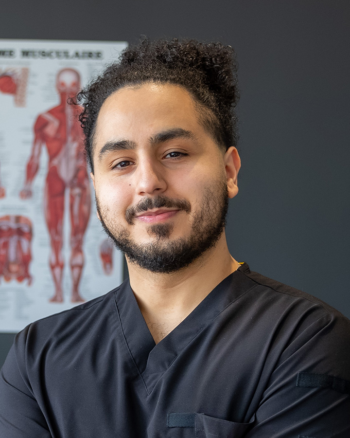 Portrait de Zaid Sabsabi, massothérapeute chez Massothérapie 13
